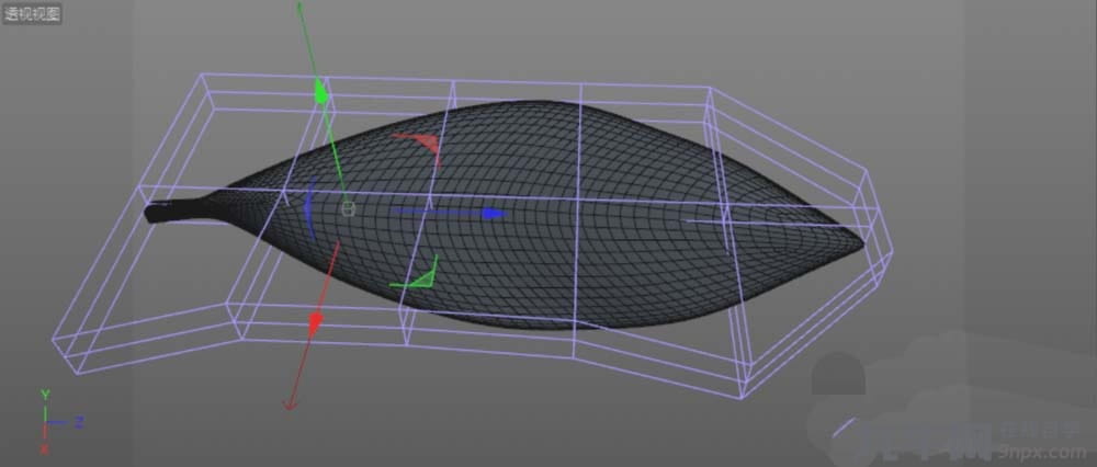 C4D设计实例教程：C4D画一片绿色叶子的方法-10